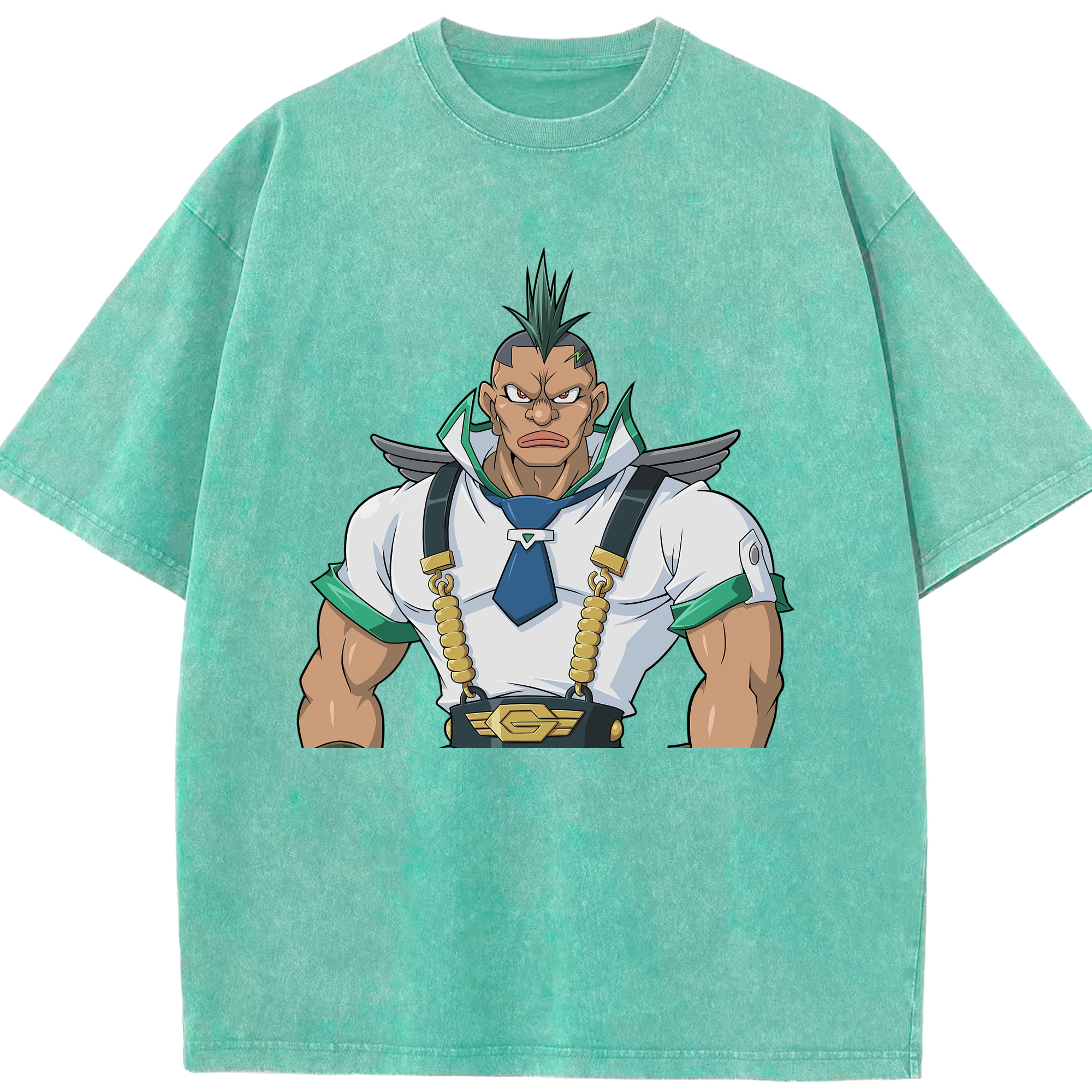 （画像用） 遊☆戯☆王 Yu-Gi-Oh! 綿100% ヴィンテージ風 半袖Tシャツ（フロントプリント）
